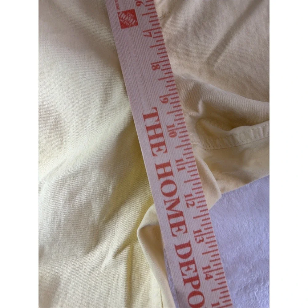 LOFT Monroe Slim Chino Light Yellow Pant Women's Size 14‎ Career Office Spring